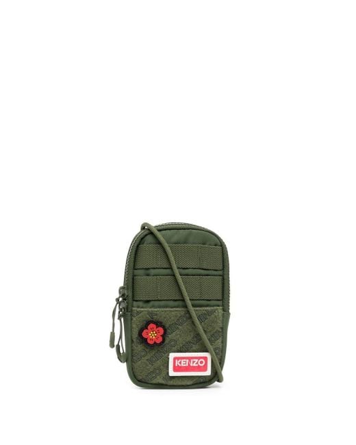 Sacoche Paris à patch logo KENZO pour homme en coloris Vert Lyst
