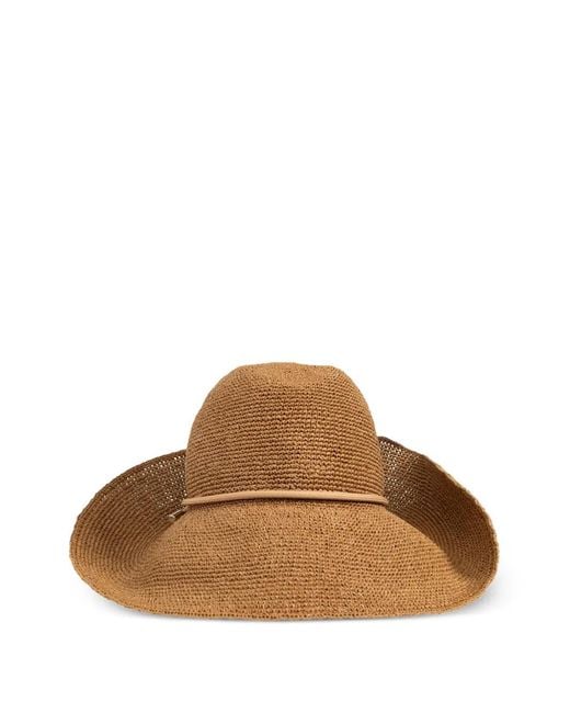 Emporio Armani Brown Cloche Hat