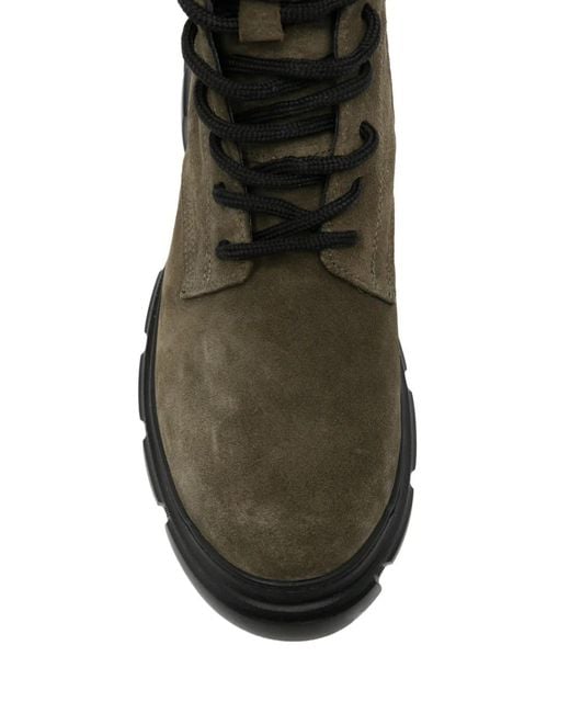 SERGIO MORETTI FIRENZE Brown Lace-Up Ankle Boots