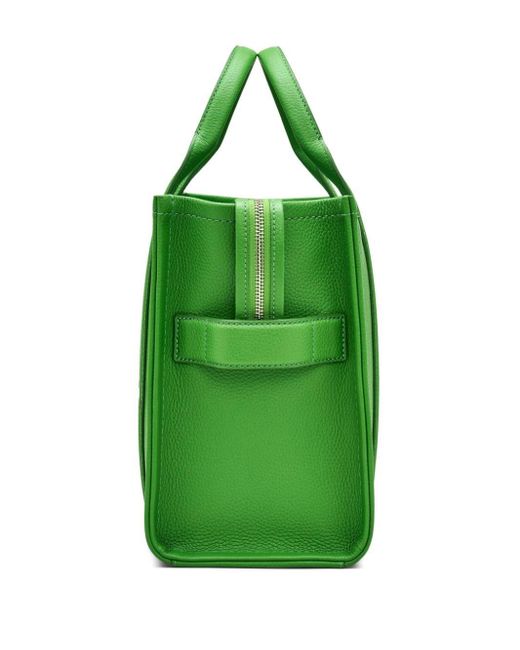 Borsa tote The Leather Medium di Marc Jacobs in Green