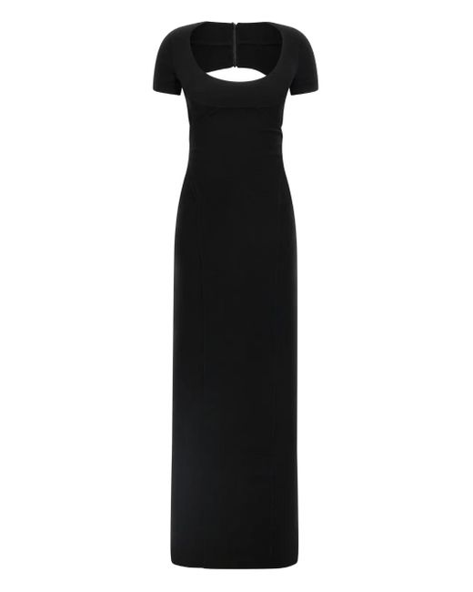 Vestido largo con abertura DSquared² de color Black