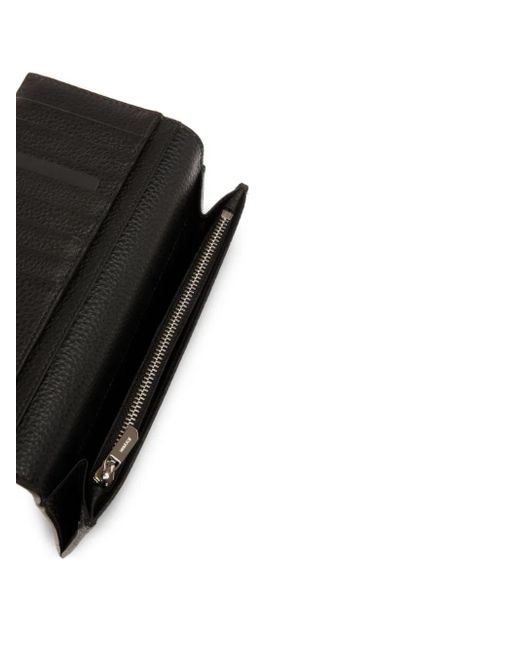 Cartera continental con relieve Bally de hombre de color Black