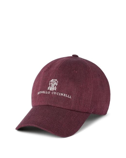 Brunello Cucinelli Embroidered-Logo Baseball Cap for men