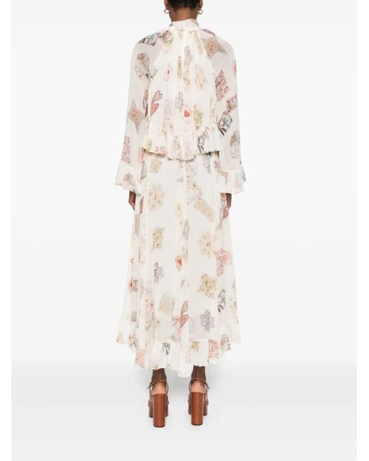 Zimmermann Hypnotic Flutter ドレス Natural