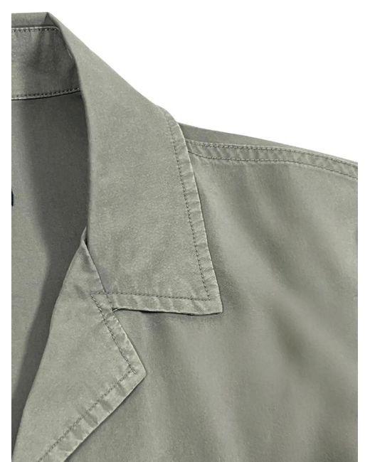 Represent Gray Script Camp Collar Shirt for men