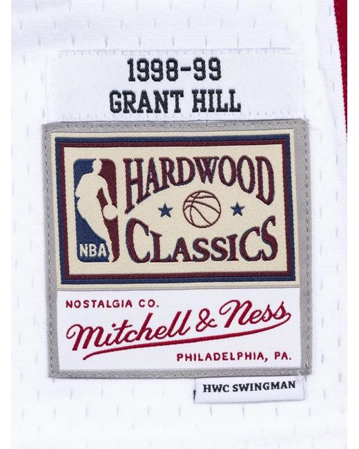 Mitchell & Ness Blue Pistons 98-99 Grant Hill Jersey for men
