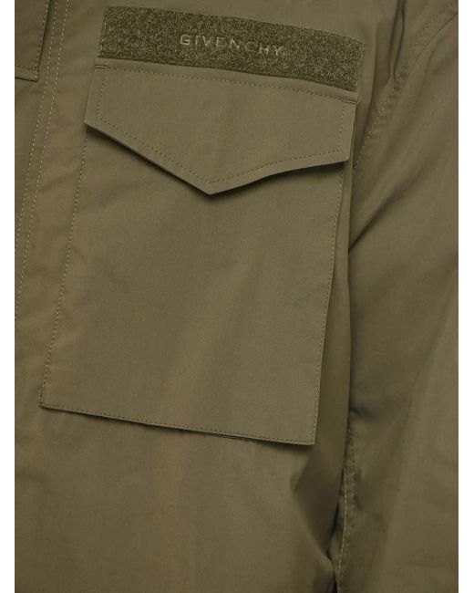 Givenchy Green Multi-Pockets Parka for men