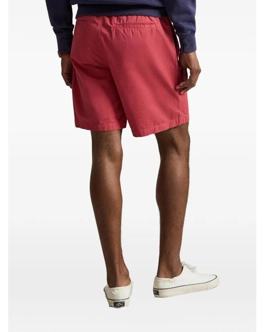 Polo Ralph Lauren Red Logo-Detail Shorts for men