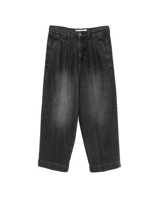 Rossi Gray Noa Pleated Jeans
