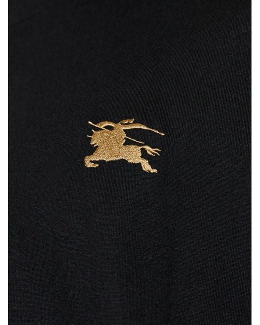 Burberry Black Knight Cotton T-Shirt for men