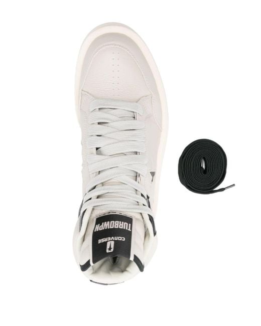 Rick Owens Natural X Converse Drkshdw Turbowpn High-top Sneakers for men