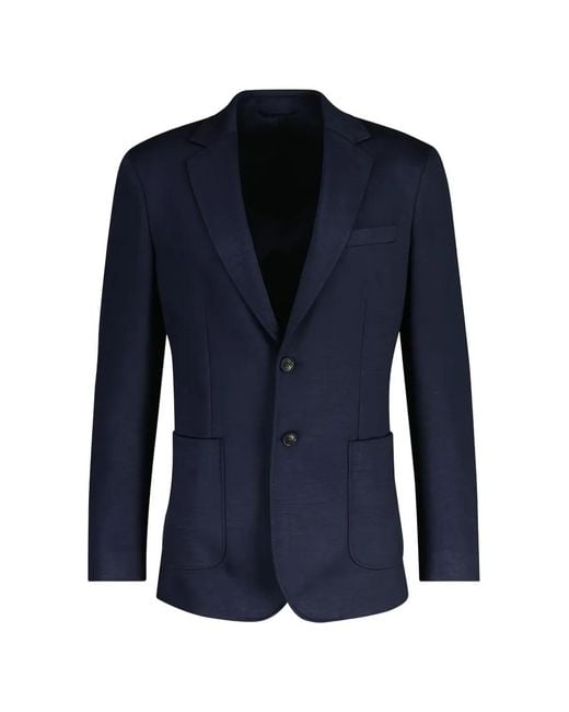 Gant Blue Patch-Pockets Blazer for men