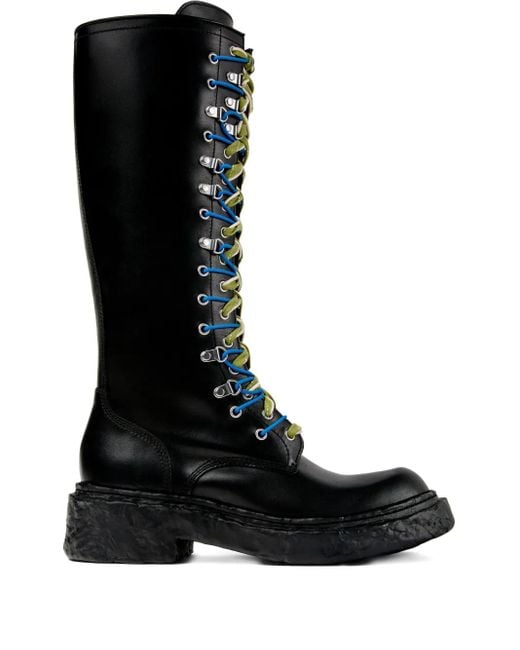 Botas Vamonos de piel con cordones CAMPERLAB de color Black