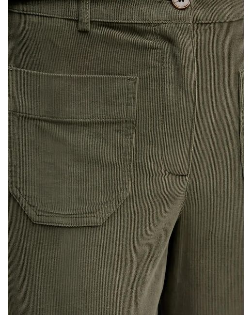 Benetton Green Cropped Pocket Trousers
