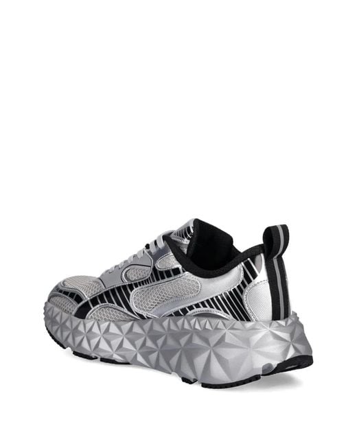 EA7 White Baskets À Semelle Texturée for men