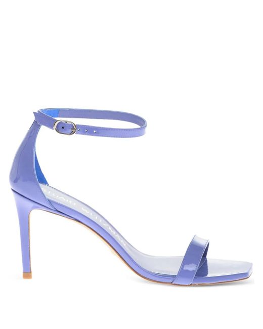 Sandali Con Tacco Alto di Stuart Weitzman in Blue