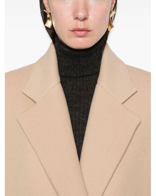 Jil Sander Natural Tailored Coat