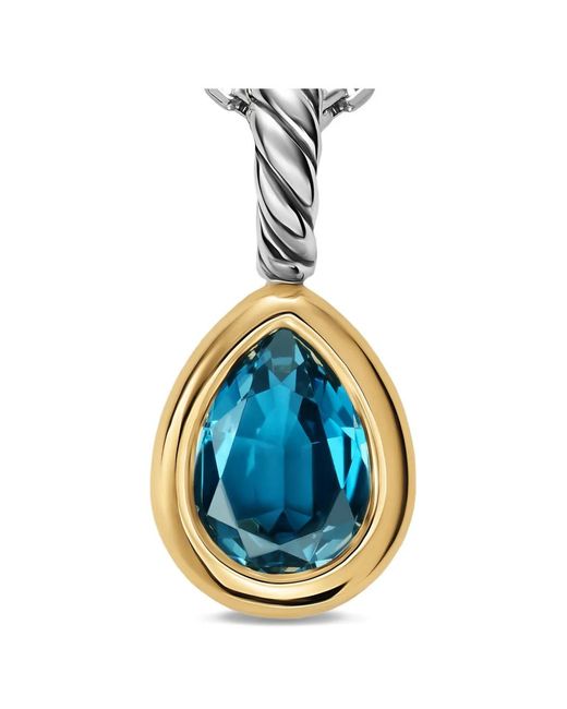 David Yurman Metallic Mini Pear Cut Amulet