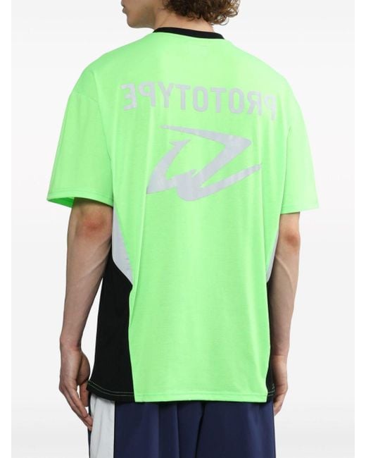 Izzue Green Graphic-print T-shirt for men