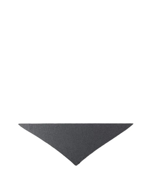 Prada Gray Cashmere Shawl