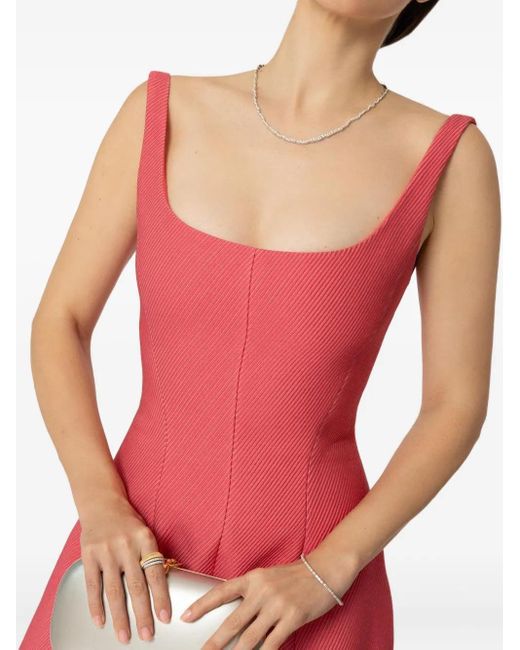strapless open back dress Avi Pink Chiffon Mini Dress - US 2 main image 0