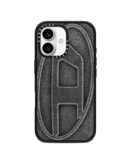 DIESEL X Casetify 60578 Logo-Detail Iphone 16 Case in Black | Lyst