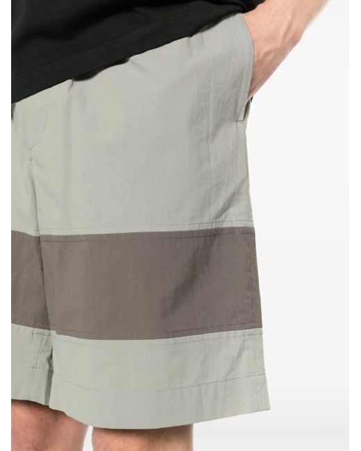 Craig Green Gray Barrel Cotton Bermuda Shorts for men