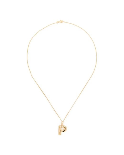 Completedworks White P-Pendant Necklaces