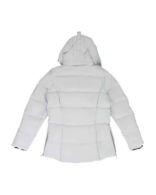 Moose Knuckles White Cloud Shearling-Trim 3Q Jacket