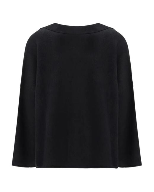Alanui Black V-Neck Sweater