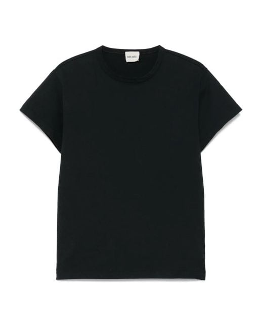 Khaite Black Maeve T-Shirt