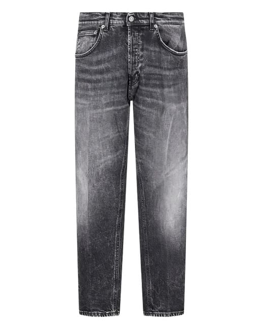 Dondup Jeans Met Vervaagd Effect in het Gray voor heren