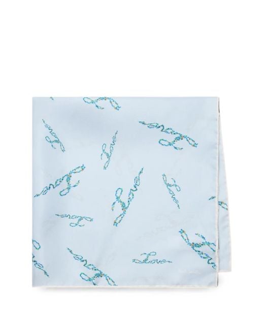 Paul Smith Blue Light- Love-Print Bandana for men