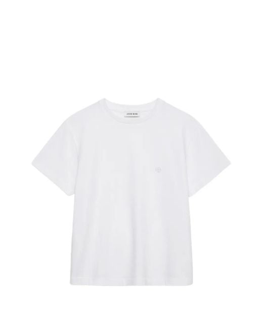 Anine Bing White T-Shirt Shelley