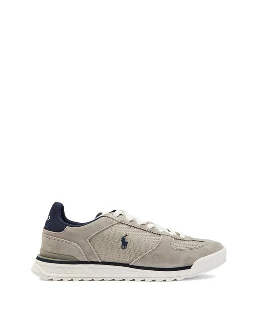 Polo Ralph Lauren White Varick Logo-Detail Sneakers for men