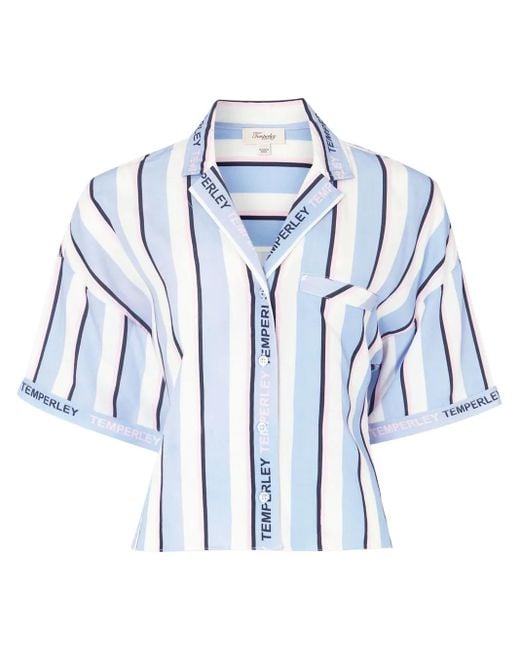 Temperley London Dominque シャツ Blue