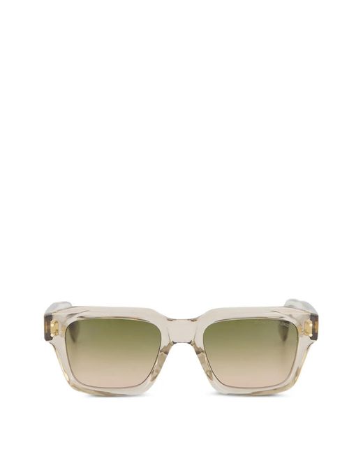 Cutler & Gross White 1432 Square-Frame Sunglasses for men