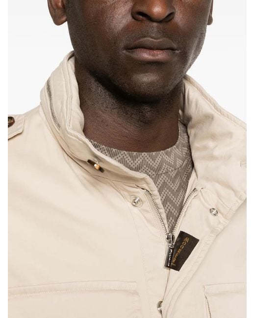 Moorer Natural Veste Denver À Poches Boutonnées for men