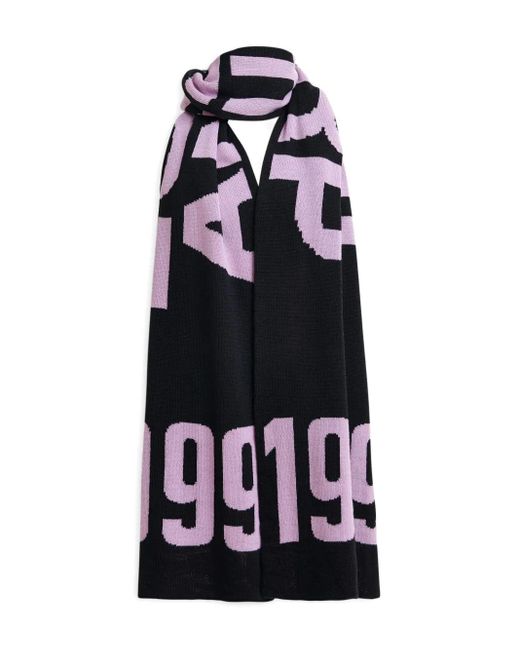 Essentiel Antwerp White Intarsia Scarf