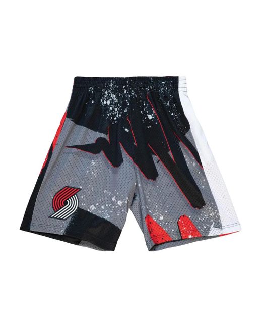 Mitchell & Ness Blue X Nba Trail Blazers 1991 Nba Trail Blazers 1991 Shorts for men