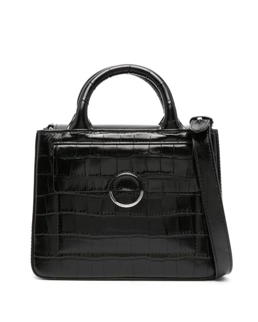 Claudie Pierlot Black Anouck Leather Tote Bag