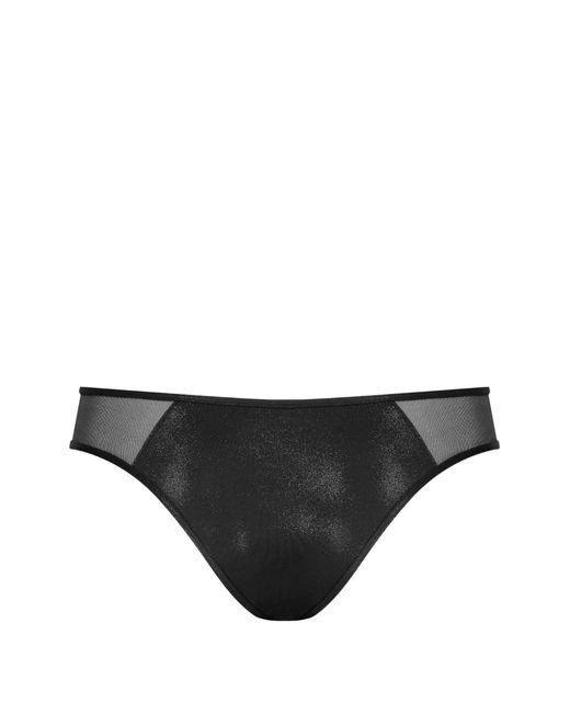 Maison Close Minuit Bikinislip in het Black