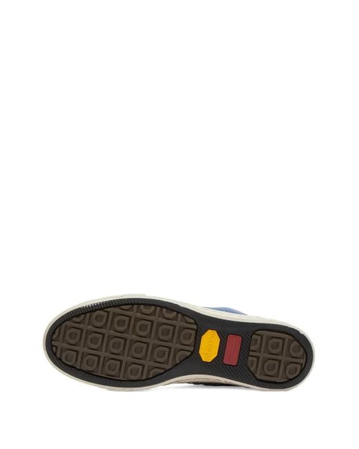 Visvim Blue Zigzag-Stitch Sneakers for men