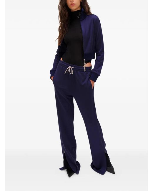 Area Blue Cropped Track Jacket