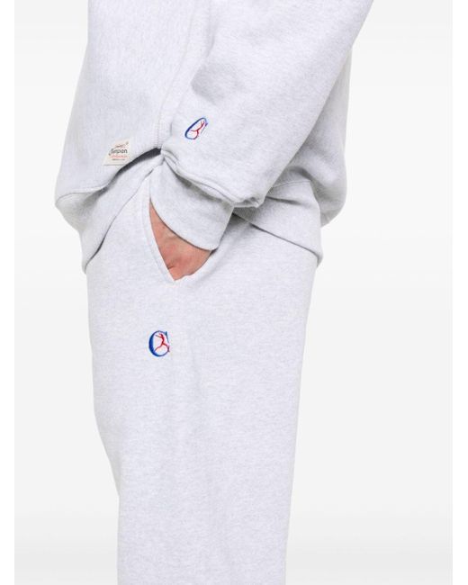Champion White Logo-embroidered Track Pants for men