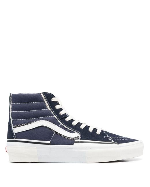 Vans Sk8hi Reconstruct Hightop Sneakers in Blue for Men Lyst