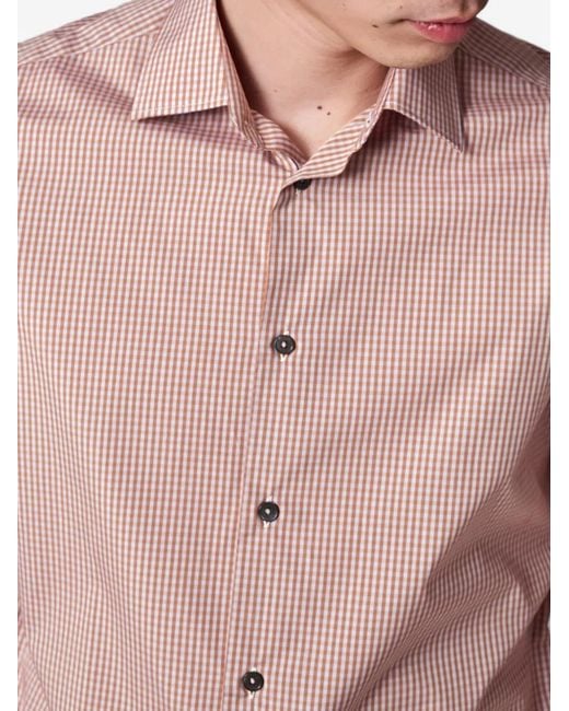 Paul Smith Pink Check-Pattern Shirt for men