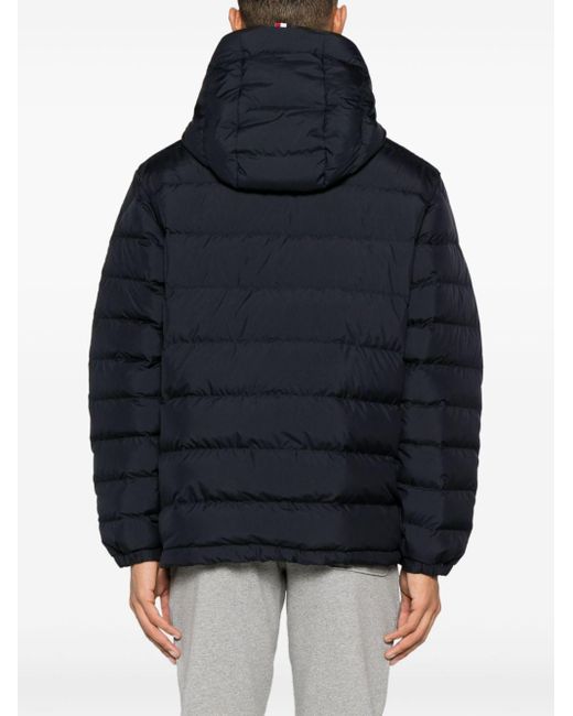 Moncler Blue Chambeyron Quilted Hooded Jacket for men