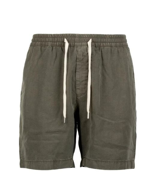 Altea Gray Drawstring-Waist Shorts for men