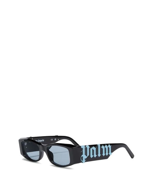 Palm Angels Black Angel Rectangle-Frame Sunglasses